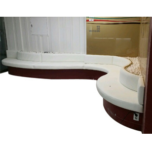 EZM- 6638 붙박이소파 카페 식당 병원 대기실 휴게실 로비용 미용실 수납형 쿠션 방석 쇼파 제작
