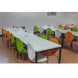 EZM-6653 휴게소 가구 구내식당 휴게실 급식실 교회 회사 함바식당 의자 테이블 제작 전문