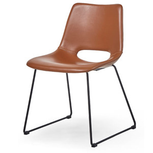 EZM-6875 철제 카페 인테리어 예쁜 디자인 가구 식탁 철재 의자 메탈 사이드 스틸 체어