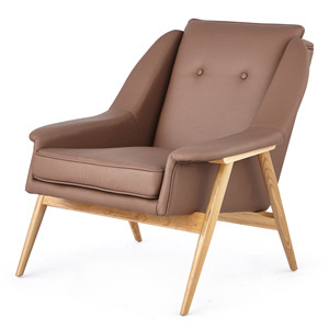 EZM-7205 목재 1인용 소파 카페 인테리어 호텔 병원 디자인 가구 목재쇼파 대기실 라운지 의자