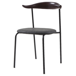 EZM-7431 철제 카페 인테리어 예쁜 디자인 가구 식탁 철재 의자 메탈 사이드 스틸 체어