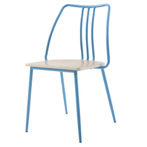EZM-7446 철제 카페 인테리어 예쁜 디자인 가구 식탁 철재 의자 메탈 사이드 스틸 체어
