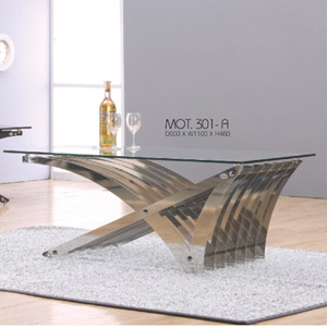 EZM-7511 철제 스텐 유리 테이블 골드 프레임 다리 디자인 식탁 사각 원형 라운드 주문제작