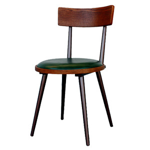 EZM-7587 철제 카페 인테리어 예쁜 디자인 가구 식탁 철재 의자 메탈 사이드 스틸 체어
