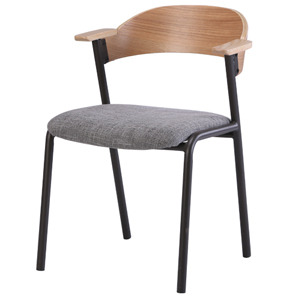 EZM-7694 철제 카페 인테리어 예쁜 디자인 가구 식탁 철재 의자 메탈 사이드 스틸 체어