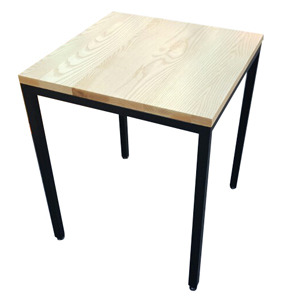 EZM-8090 무늬목 테이블 카페 인테리어 업소용 프렌차이즈 사원 구내식당 커피숍 휴게소 사각 원형 원목 집성목 우드슬랩 식탁 바 상판 주문제작