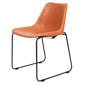 EZM-8381 철제 카페 인테리어 예쁜 디자인 가구 식탁 철재 의자 메탈 사이드 스틸 체어