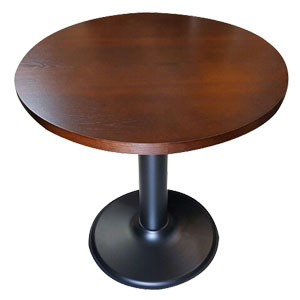 EZM-8394 무늬목 테이블 카페 인테리어 업소용 프렌차이즈 사원 구내식당 커피숍 휴게소 사각 원형 원목 집성목 우드슬랩 식탁 바 상판 주문제작