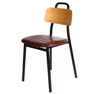 EZM-8481 철제 카페 인테리어 예쁜 디자인 가구 식탁 철재 의자 메탈 사이드 스틸 체어