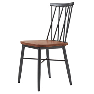 EZM-8677 철제 카페 인테리어 예쁜 디자인 가구 식탁 철재 의자 메탈 사이드 스틸 체어