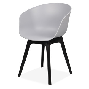 EZM-8744 플라스틱 카페 인테리어 사출 식탁 체어 예쁜 디자인 철제 의자 레스토랑 이쁜 구내식당 푸드코트의자