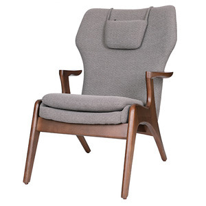 EZM-8789 목재 1인용 소파 카페 인테리어 호텔 병원 디자인 가구 목재쇼파 대기실 라운지 의자