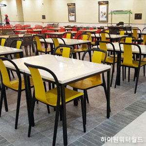 EZM-9225 휴게소 가구 구내식당 휴게실 급식실 교회 회사 함바식당 의자 테이블 제작 전문